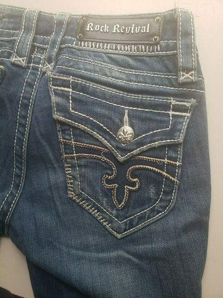 Rock Revival Womens Jen Skinny Jeans 
